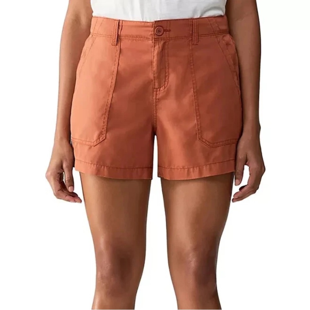 NWT Social Standard by Sanctuary Women's Red Clay Fortune Tencel Short